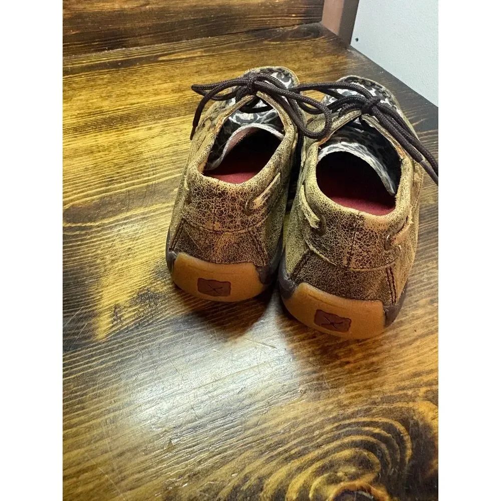 Twisted‎ X Brown Leopard Loafer Size 3M